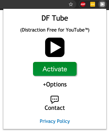 Distraction-Free-YouTube
